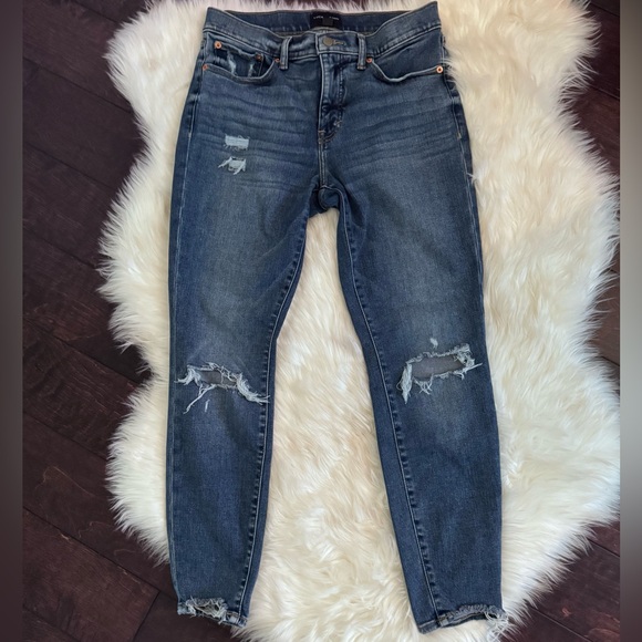 Lucky Brand Ava Mid-Rise Blue Denim Jeans - Picture 5 of 14